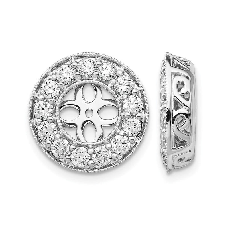 14K Weißgold True Origin 1 1/4carat Im Labor Gezüchtet Diamant Vs D E F For 6 6.5 Mm Studs Ohrring Jacken