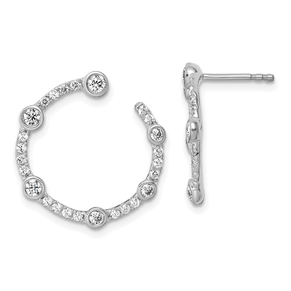 14K Weißgold True Origin 7/8 Karat Im Labor Gezüchtet Diamant Vs Def Kreisförmig Ohrstecker