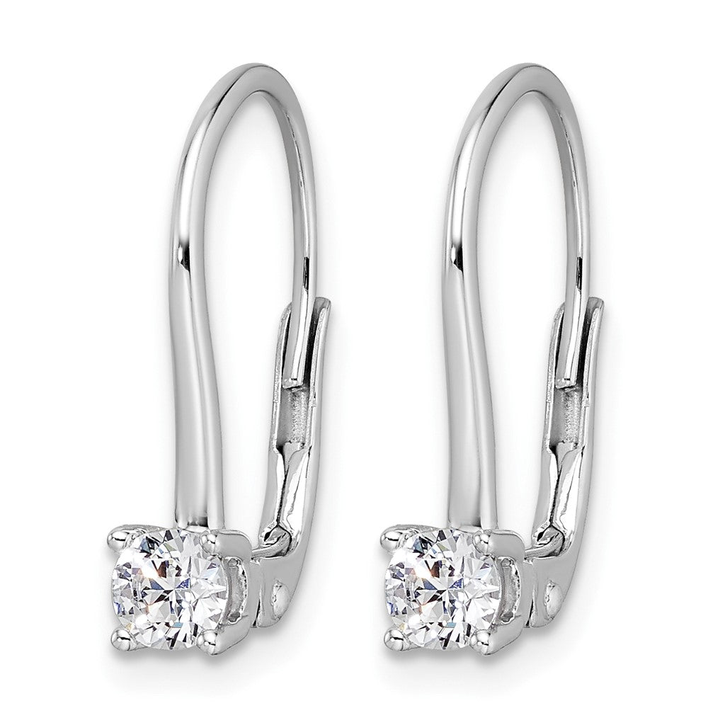 14K Weißgold True Origin 1/2 Karat Im Labor Gezüchtet Diamant Vs Def Brisur Solitär Ohrringe
