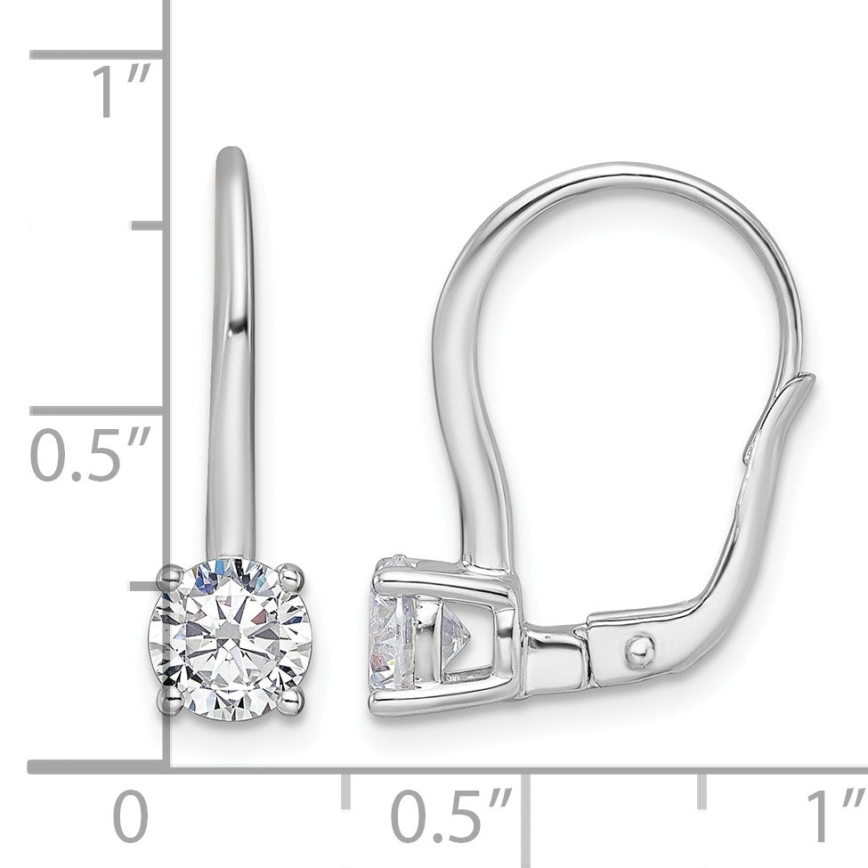 14K Weißgold True Origin 1 1/2 Karat Im Labor Gezüchtet Diamant Vs Def Brisur Solitär Ohrringe