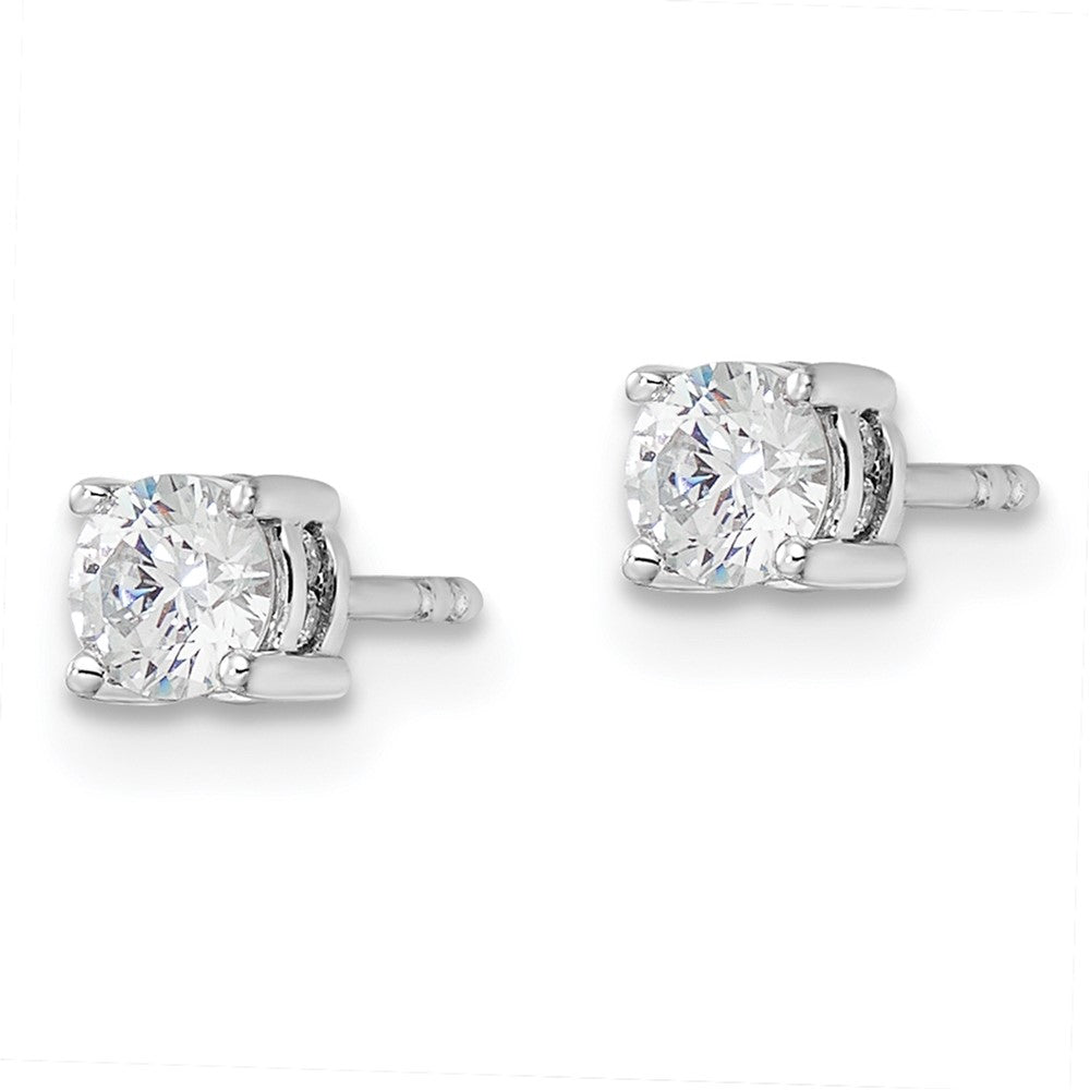 14K Weißgold Ohrstecker mit 0,5 ct. Laborgezüchteten Diamanten, VS/SI+ G+