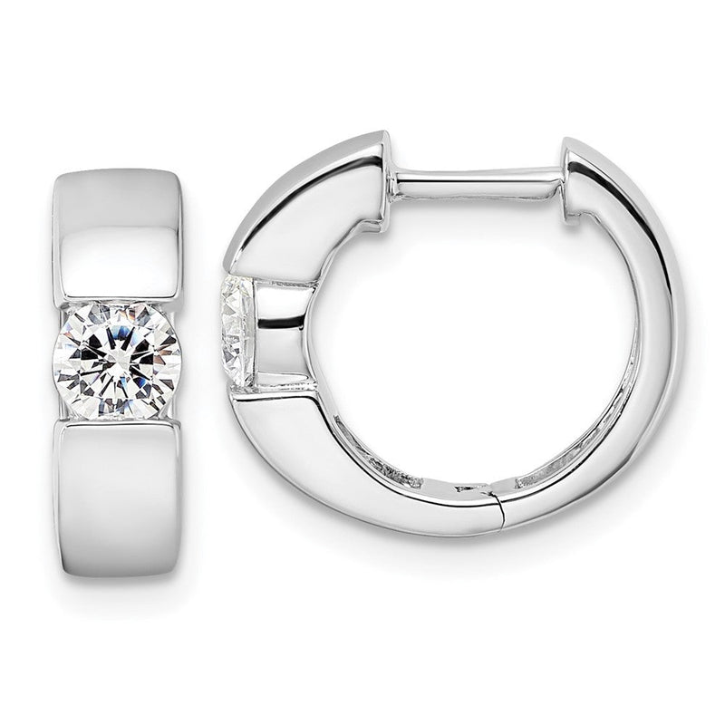 14K Weißgold True Origin 1/3 Karat Im Labor Gezüchtet Diamant Vs Def Klappbar Creolen