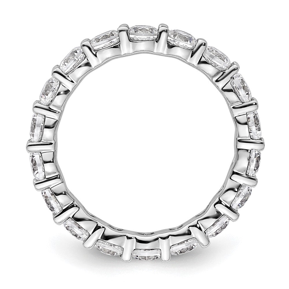 2,0 ct. Gesamtgewicht Memoire-Ring mit natürlichen Diamanten aus 14K Weißgold