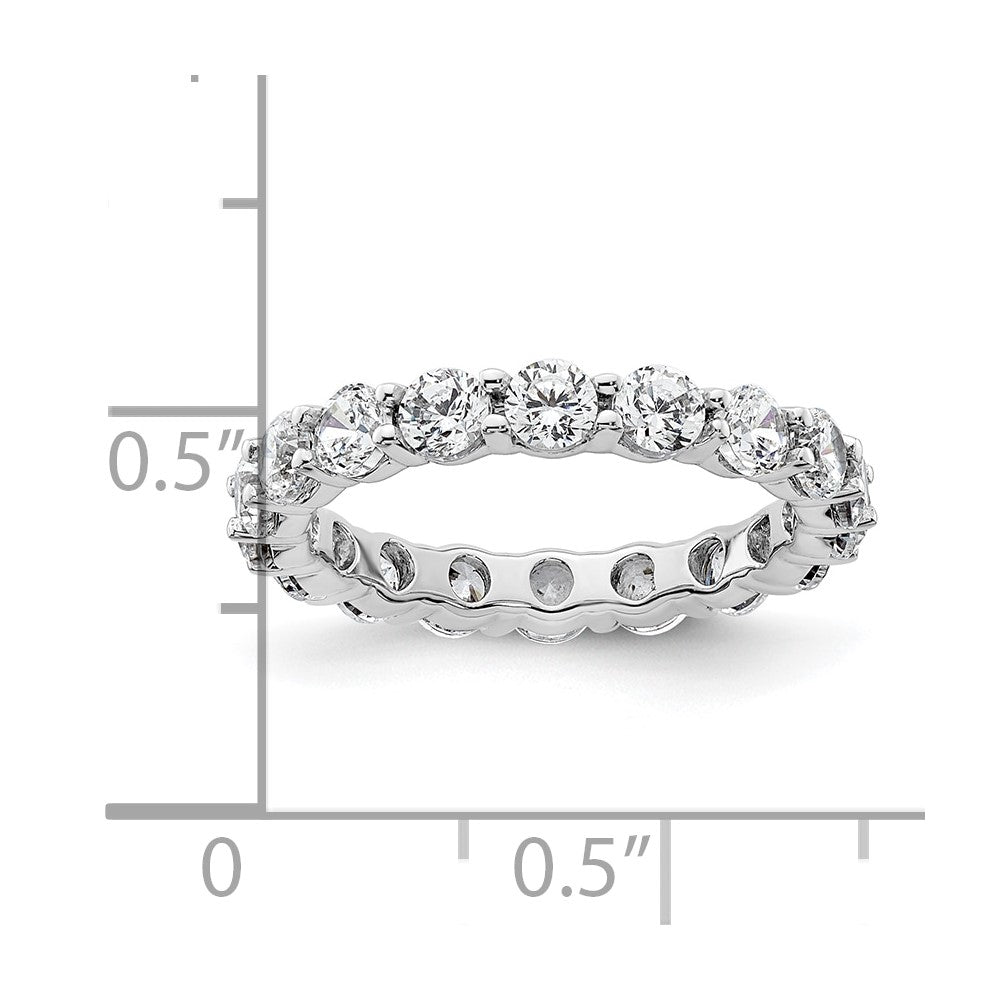 2,0 ct. Gesamtgewicht Memoire-Ring mit natürlichen Diamanten aus 14K Weißgold