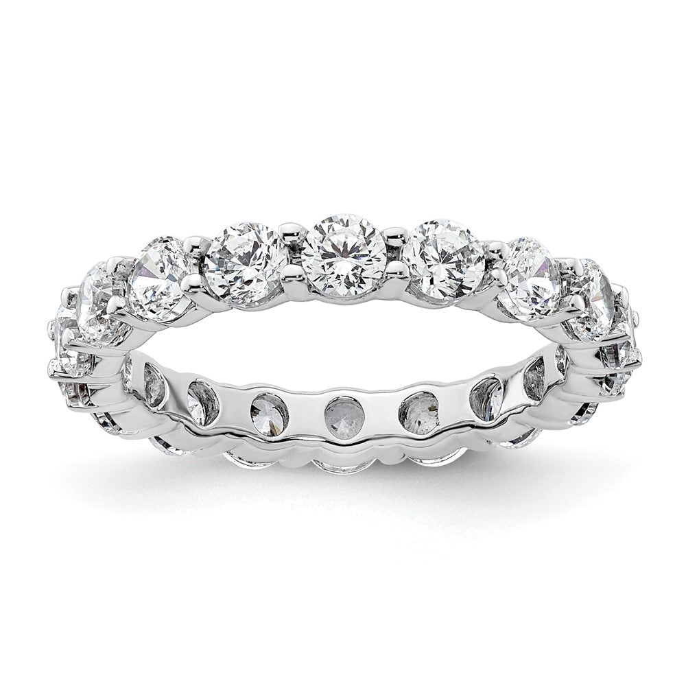 2,0 ct. Gesamtgewicht Memoire-Ring mit natürlichen Diamanten aus 14K Weißgold