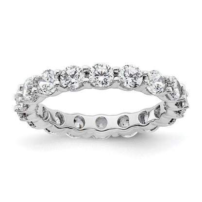 2,0 ct. Gesamtgewicht Memoire-Ring mit natürlichen Diamanten aus 14K Weißgold