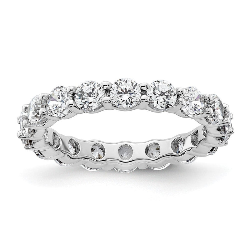 2,0 ct. Gesamtgewicht Memoire-Ring mit natürlichen Diamanten aus 14K Weißgold