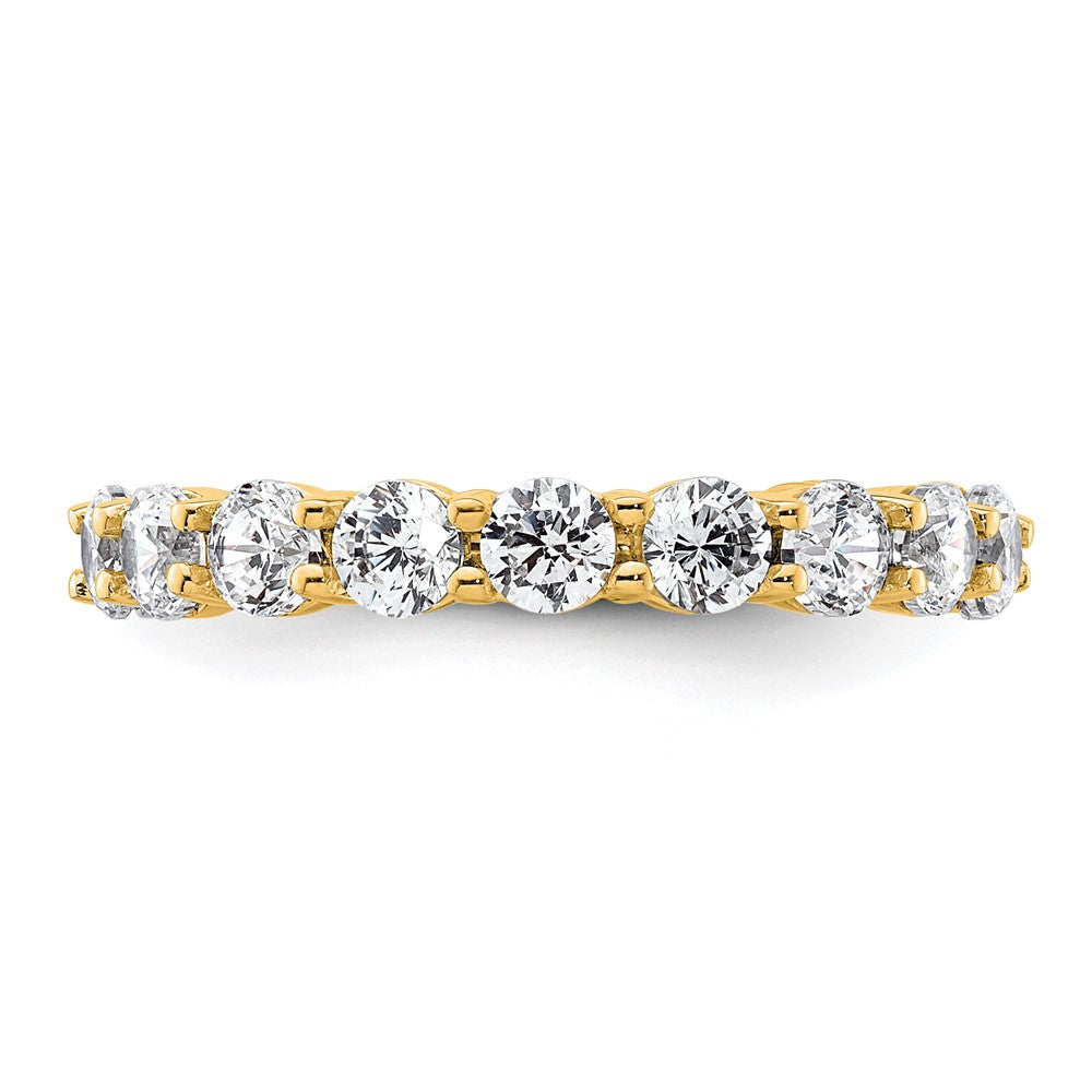 2,0 ct. Gesamtgewicht Natürlicher Diamant Memoire-Ring für Damen aus 14K Gelbgold