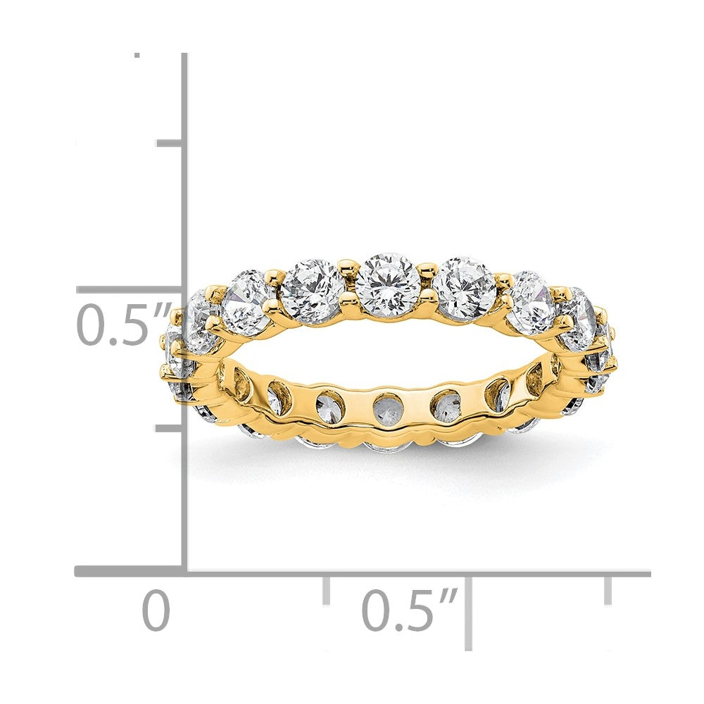 2,0 ct. Gesamtgewicht Natürlicher Diamant Memoire-Ring für Damen aus 14K Gelbgold