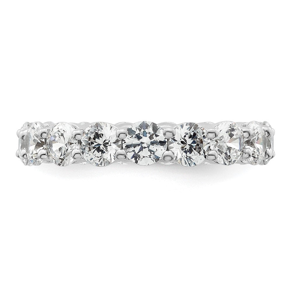 Damen-Memoire-Ring mit 3,0 ct. Gesamtgewicht natürlichen Diamanten, Ehering aus 14K Weißgold