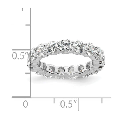 Damen-Memoire-Ring mit 3,0 ct. Gesamtgewicht natürlichen Diamanten, Ehering aus 14K Weißgold