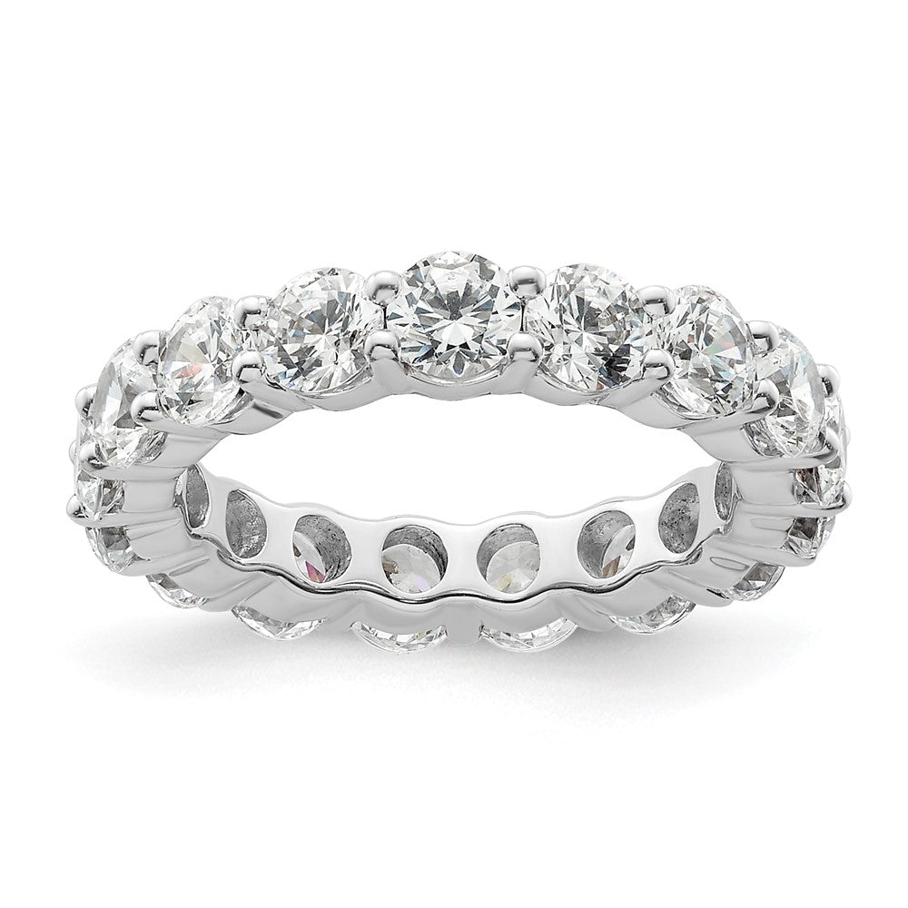 Damen-Memoire-Ring mit 3,0 ct. Gesamtgewicht natürlichen Diamanten, Ehering aus 14K Weißgold