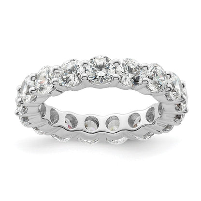 Damen-Memoire-Ring mit 3,0 ct. Gesamtgewicht natürlichen Diamanten, Ehering aus 14K Weißgold