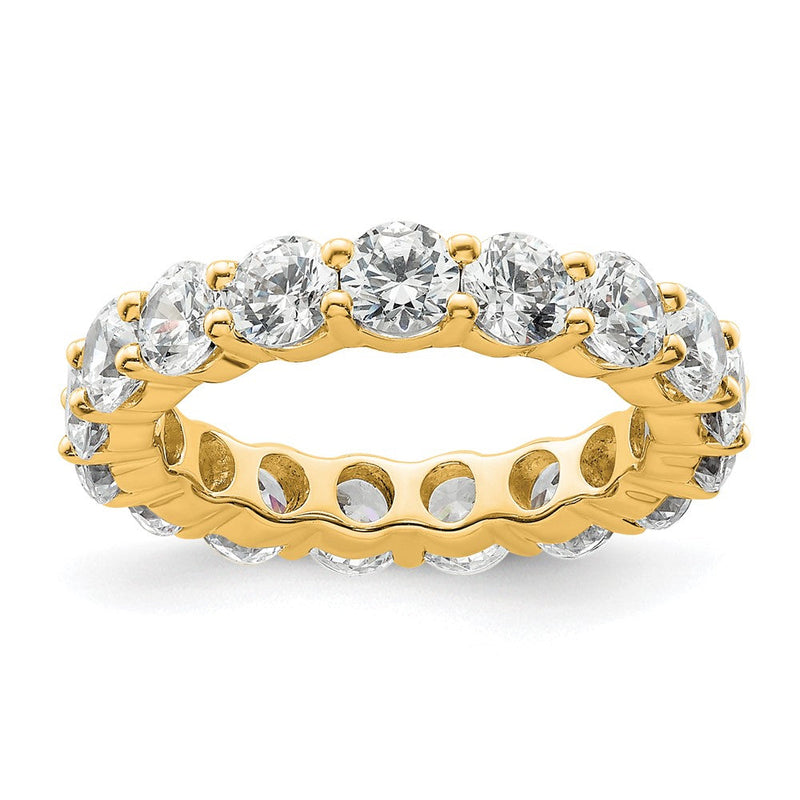 3,0 ct. Gesamtgewicht Memoire-Ring mit natürlichem Diamant für Damen in 14K Gelbgold
