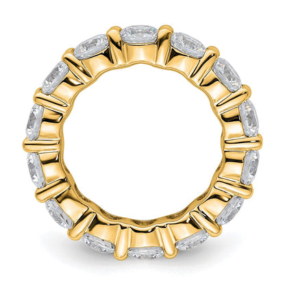 Damen-Memoire-Ring mit 4,0 ct. Gesamtgewicht natürlichen Diamanten aus 14K Gelbgold