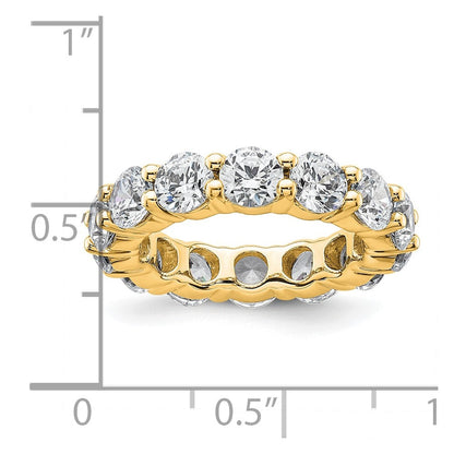 Damen-Memoire-Ring mit 4,0 ct. Gesamtgewicht natürlichen Diamanten aus 14K Gelbgold