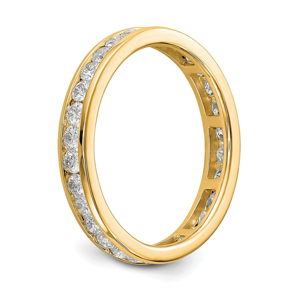 1 ct. Natürlicher Diamant Damen-Memoire-Ring aus 14K Gelbgold