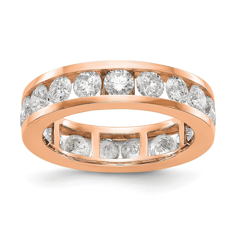 3 ct. Natürlicher Diamant-Memoire-Ring für Damen in 14K Roségold
