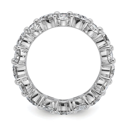 14K Weißgold True Origin Im Labor Gezüchtet Diamant Vs Def 3 1/5 Karat Größe 4 Memoire Ring