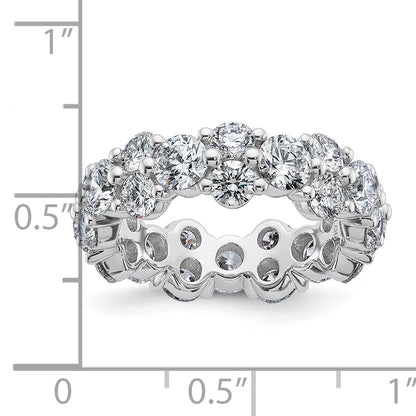 14K Weißgold True Origin Im Labor Gezüchtet Diamant Vs Def 3 1/5 Karat Größe 4 Memoire Ring