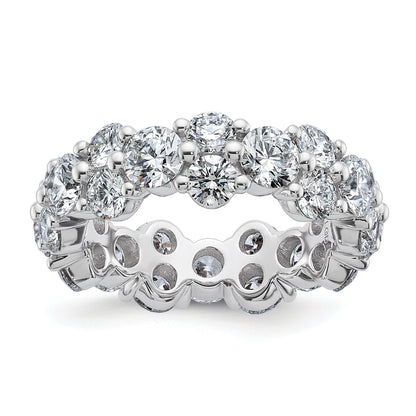 14K Weißgold True Origin Im Labor Gezüchtet Diamant Vs Def 3 1/5 Karat Größe 4 Memoire Ring