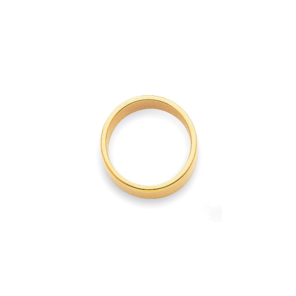 14K Gelbgold 2 mm leichter, flacher Ehering