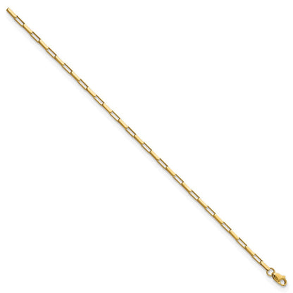 14K Gelbgold Poliert Fantasie Venezianer Knöpfe Gliederarmband
