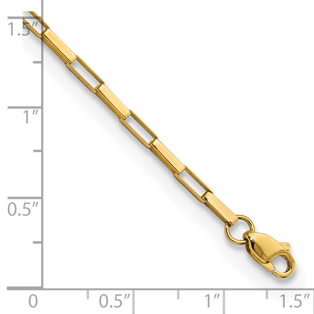 14K Gelbgold Poliert Fantasie Venezianer Knöpfe Gliederarmband
