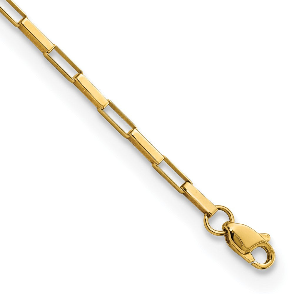 14K Gelbgold Poliert Fantasie Venezianer Knöpfe Gliederarmband