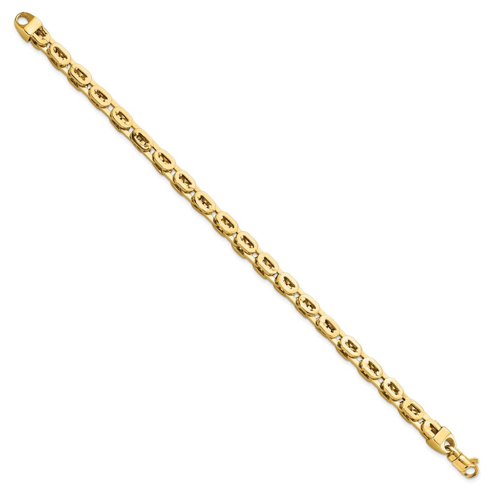 8 Zoll 14K Poliert Fantasieglieder Armband