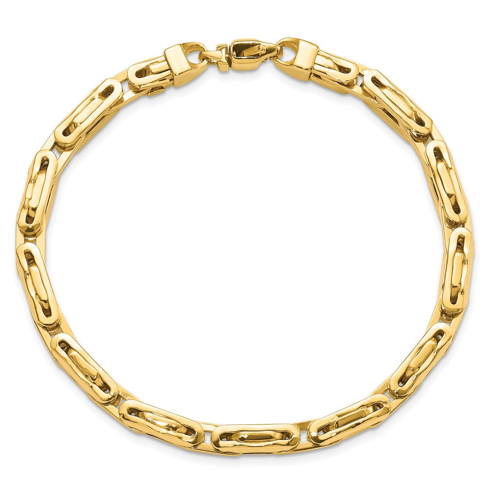 8.25 Zoll 14K Poliert Fantasieglieder Armband