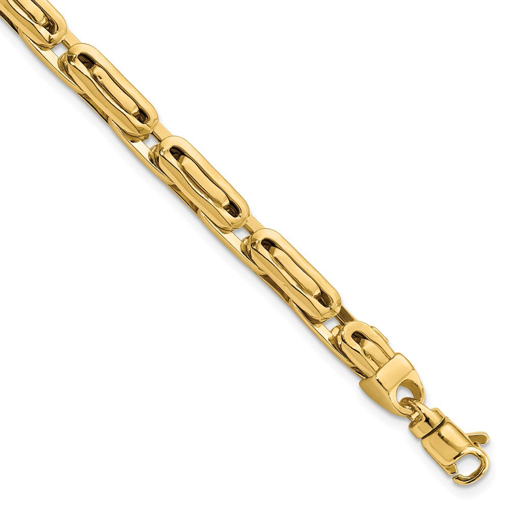 8.25 Zoll 14K Poliert Fantasieglieder Armband