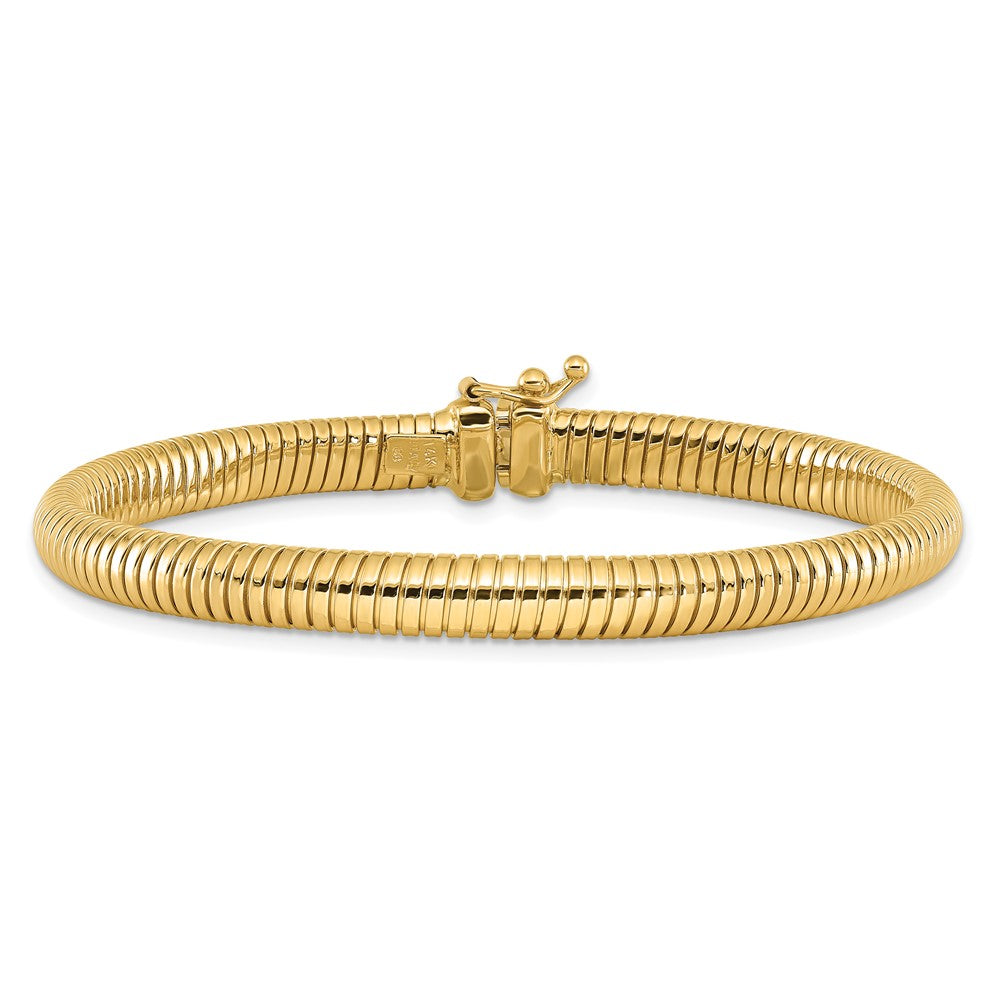 7.5 Zoll 14K Poliert Fantasieglieder Armband