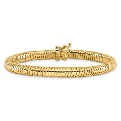 7.5 Zoll 14K Poliert Fantasieglieder Armband