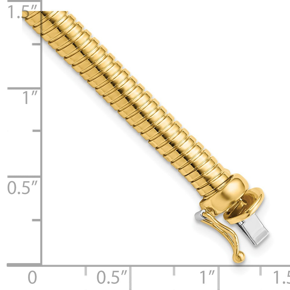 7.5 Zoll 14K Poliert Fantasieglieder Armband