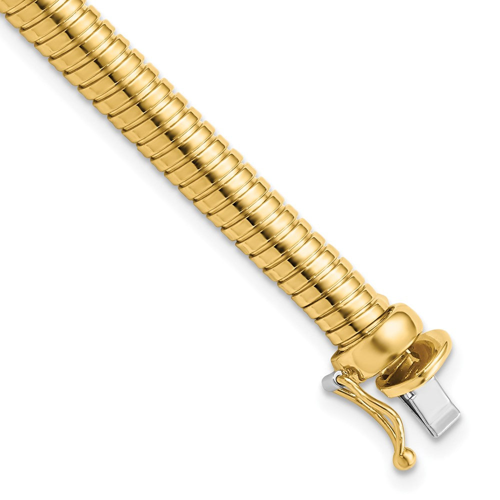 7.5 Zoll 14K Poliert Fantasieglieder Armband
