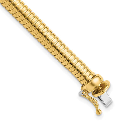 7.5 Zoll 14K Poliert Fantasieglieder Armband