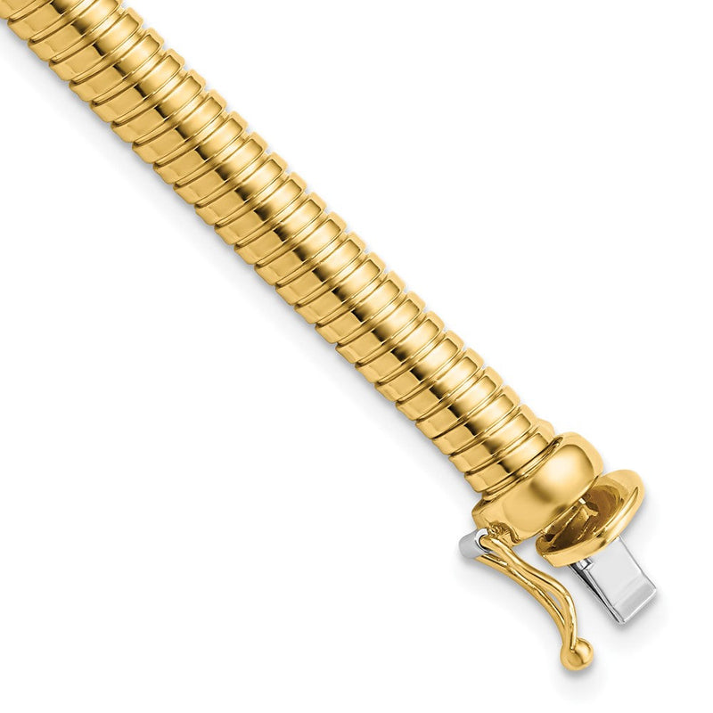 7.5 Zoll 14K Poliert Fantasieglieder Armband