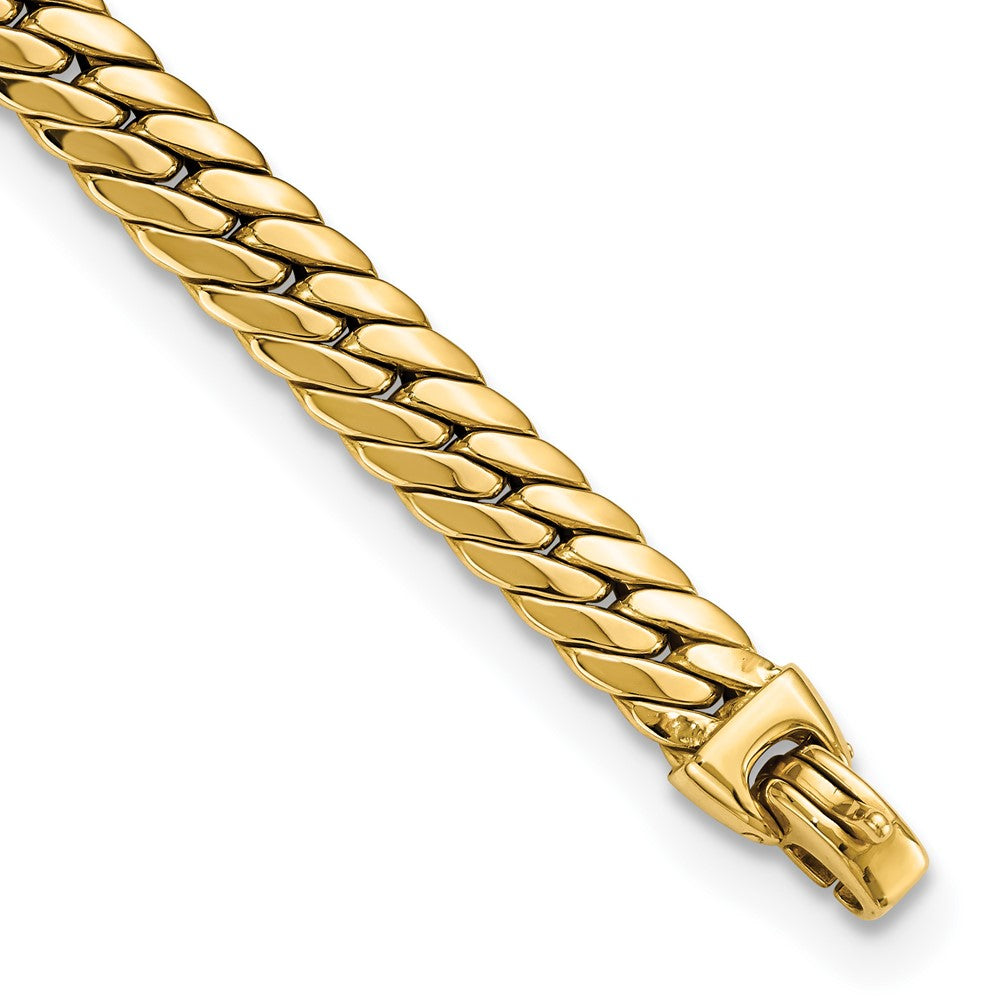 14K Gelbgold Groß Schlange Gliederarmband