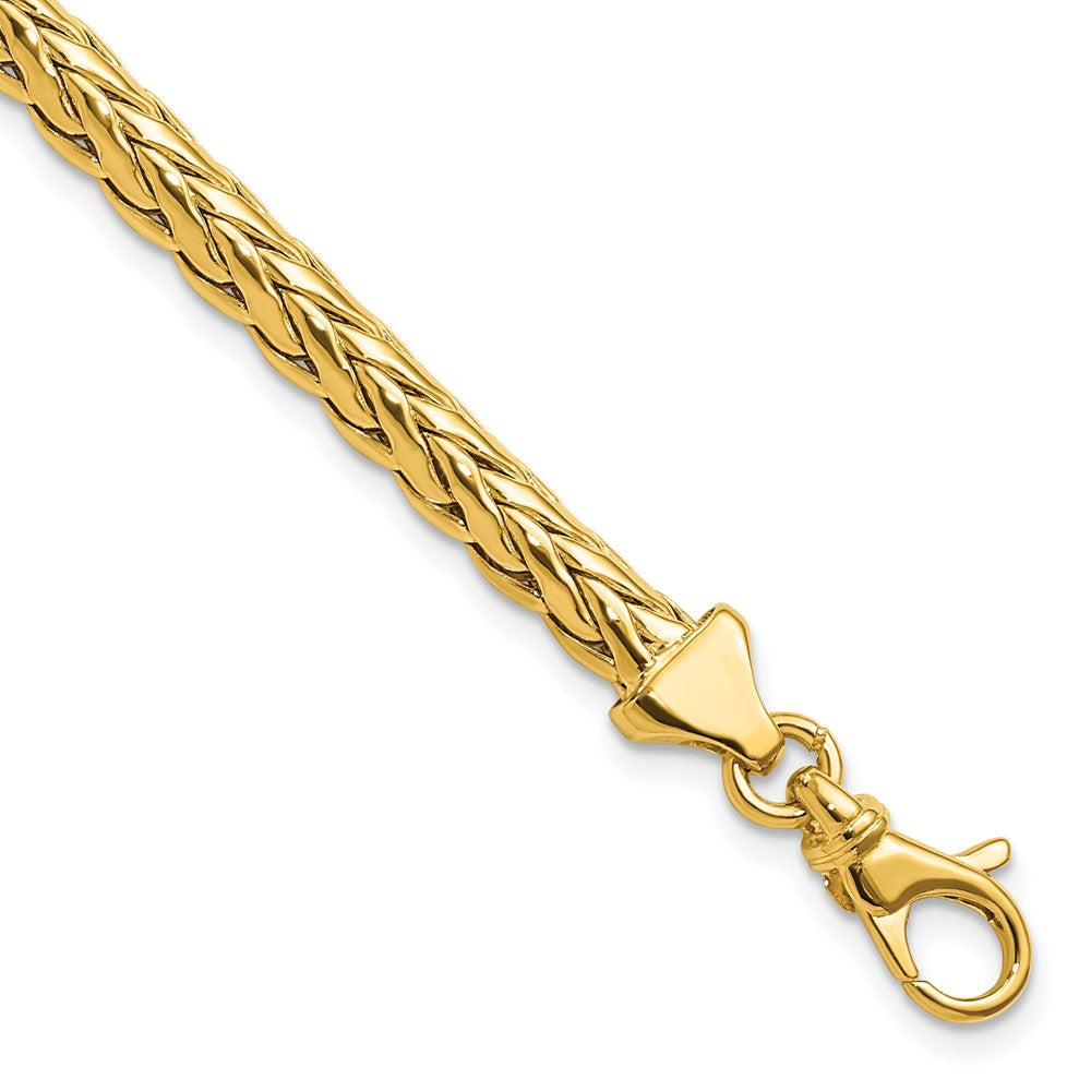 14K Gelbgold Poliert Fantasieglieder Gliederarmband