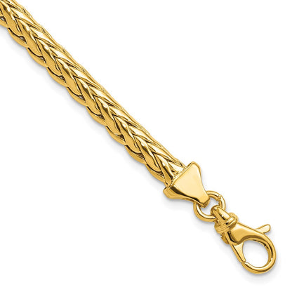 14K Gelbgold Poliert Fantasieglieder Gliederarmband