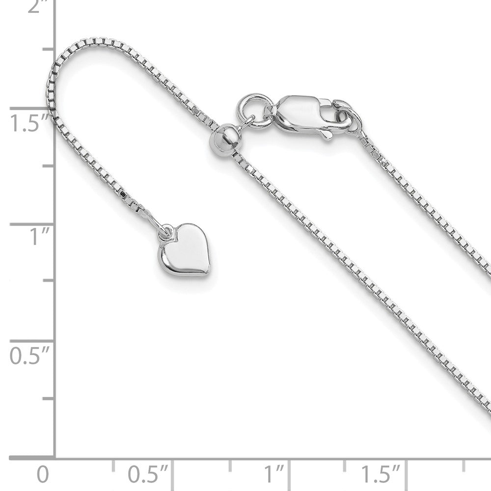 Sterlingsilber Verstellbar.95mm Venezianer Halskette