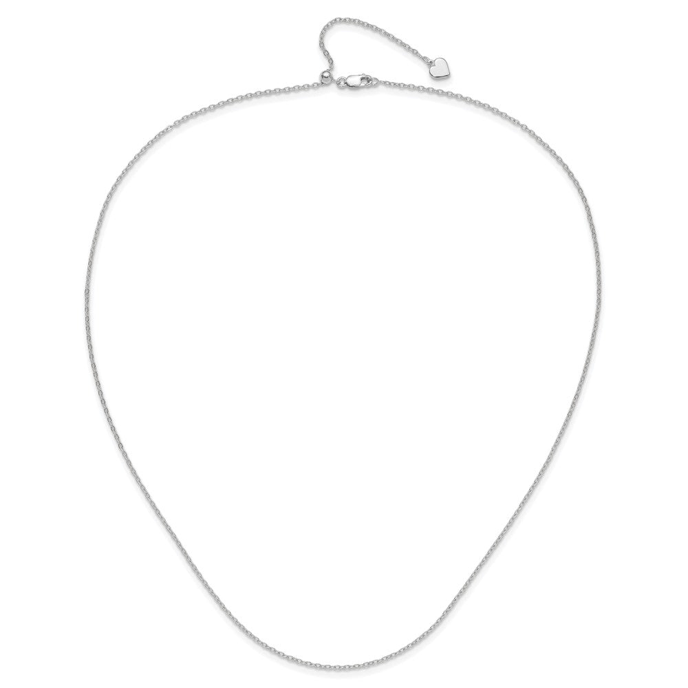 Sterlingsilber Verstellbar 1.4mm Ankerkette Halskette