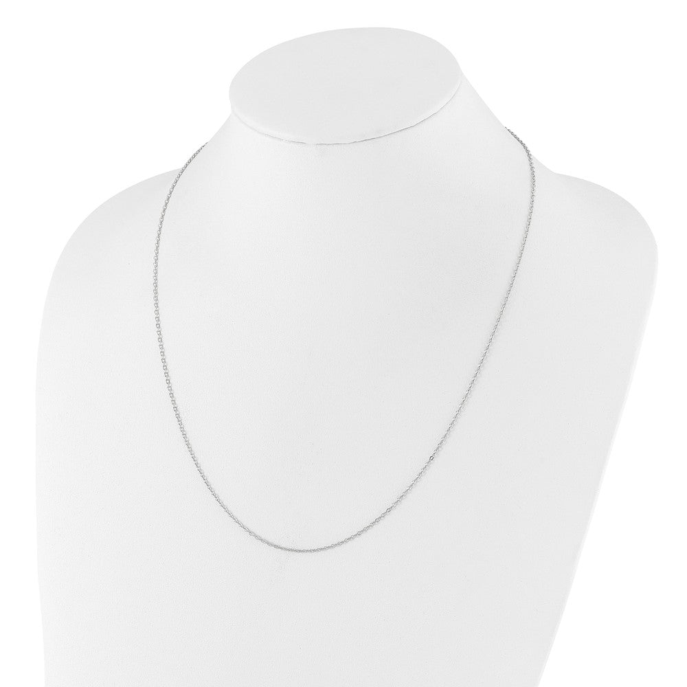 Sterlingsilber Verstellbar 1.4mm Ankerkette Halskette