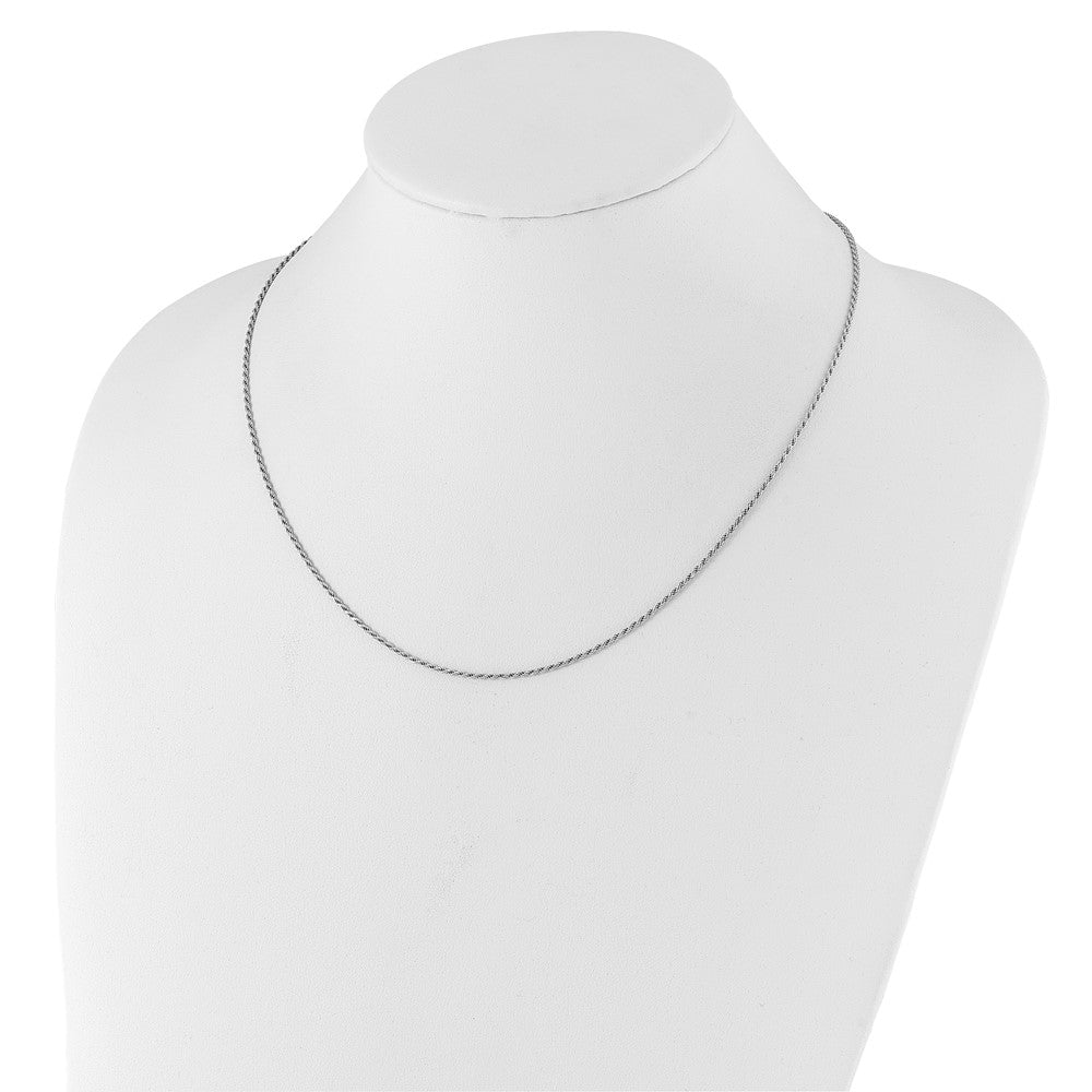 Sterlingsilber Verstellbar 1.4mm Diamantiert Kordel Halskette