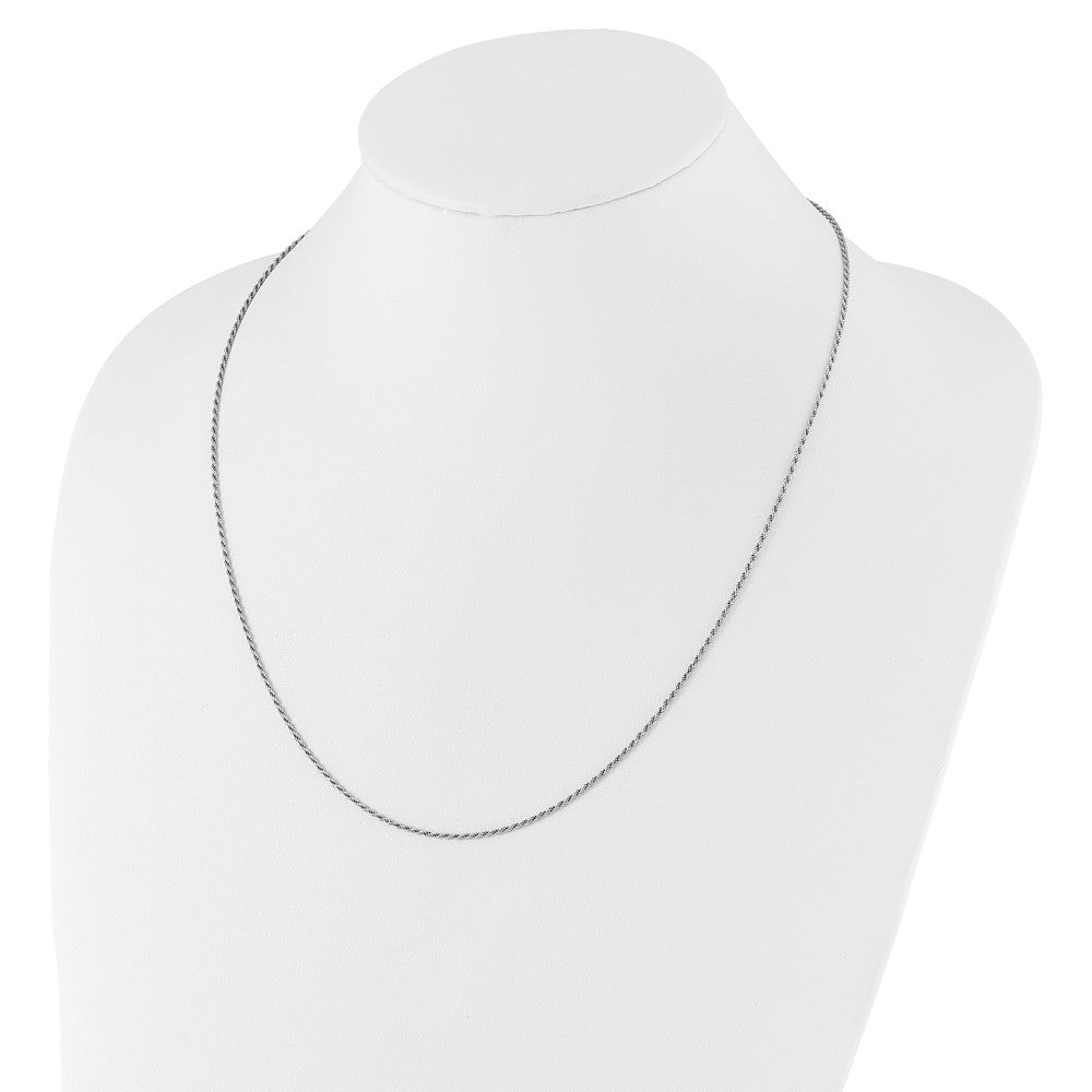 Sterlingsilber Verstellbar 1.4mm Diamantiert Kordel Halskette