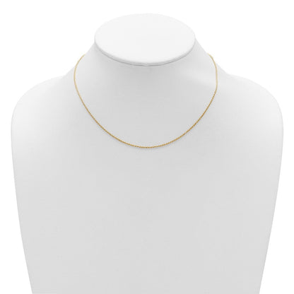 Vergoldet Sterlingsilber 1.2mm Diamantiert Ährenkette 1 Zoll+1 Zoll Verstellbar Cha