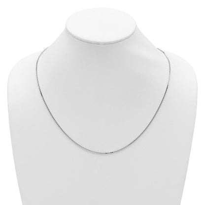 Sterlingsilber Rhodiniert Verstellbar 1.5mm Venezianer Halskette