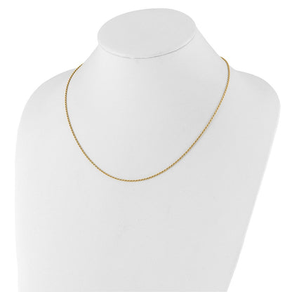 Vergoldet Sterlingsilber Verstellbar 1.4mm Diamantiert Kordel Halskette