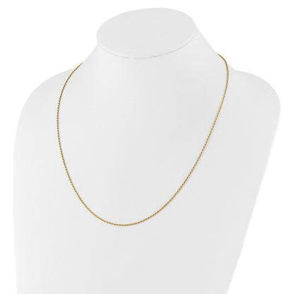 Vergoldet Sterlingsilber Verstellbar 1.4mm Diamantiert Kordel Halskette